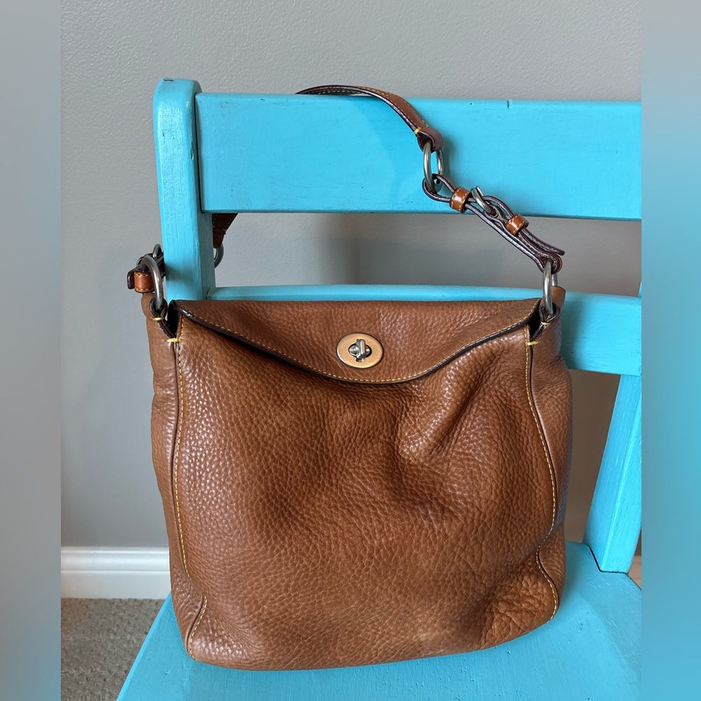 Rare Vintage Coach Chelsea Leather Hobo Handbag Vtg 2004 Y2K